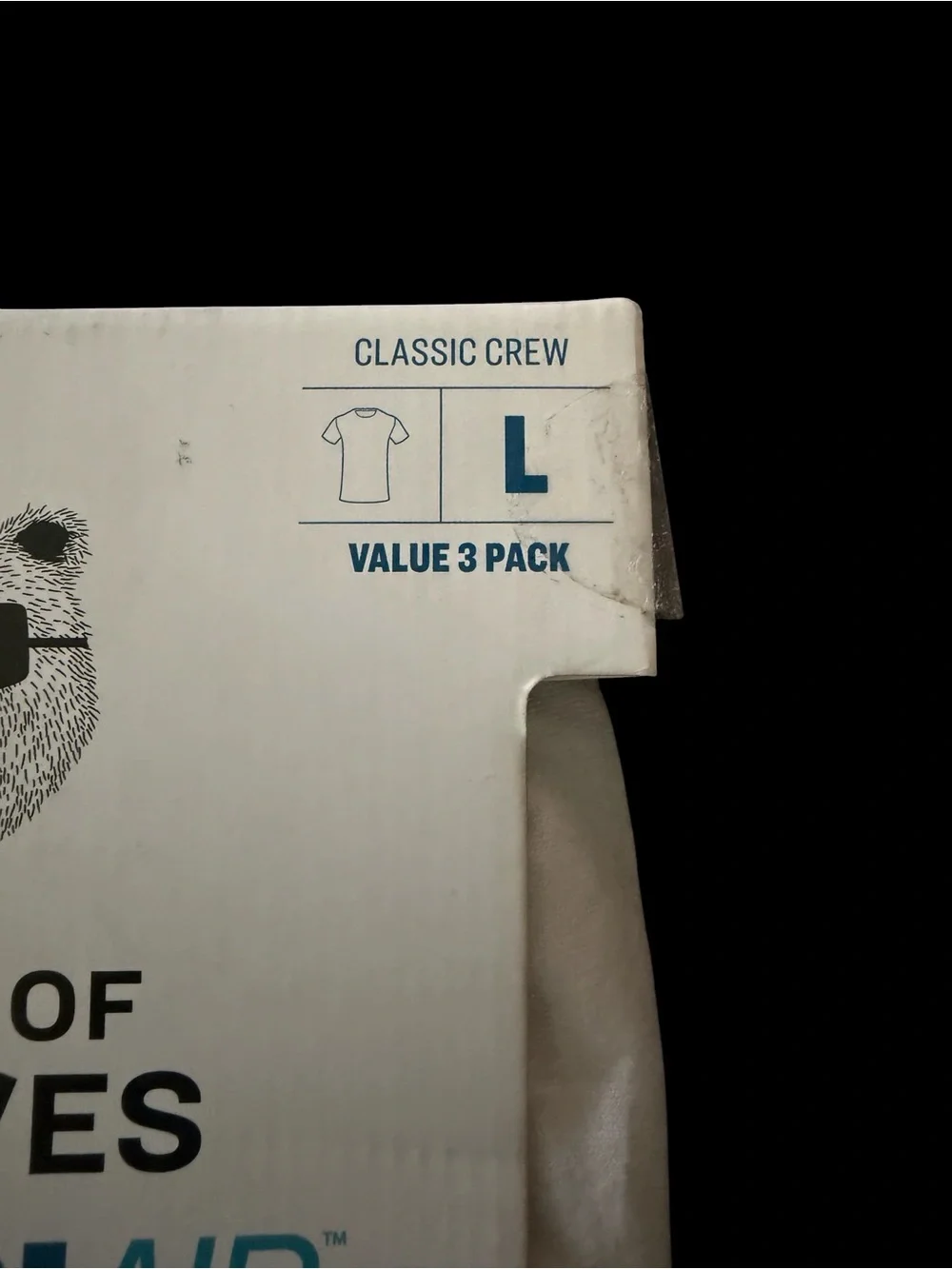 NWT-Pair of Thieves-SuperIAIR Classic Crew tshirts - White (3 Pack)-size large